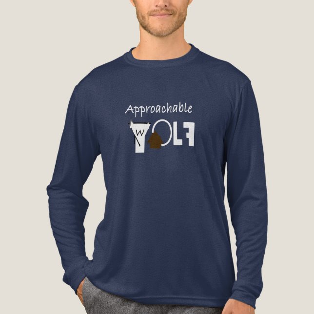 Approachable Wolf : Long Sleeve Shirt by JHT  (Vorderseite)