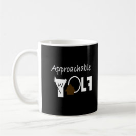Approachable Wolf Mug by JHT Kaffeetasse