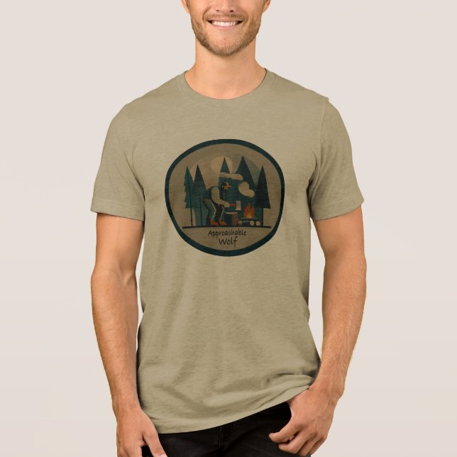Approachable Wolf Tee Shirt  (Vorderseite)