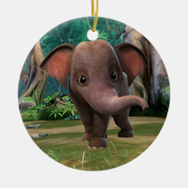 Appu Keramik Ornament (Vorne)