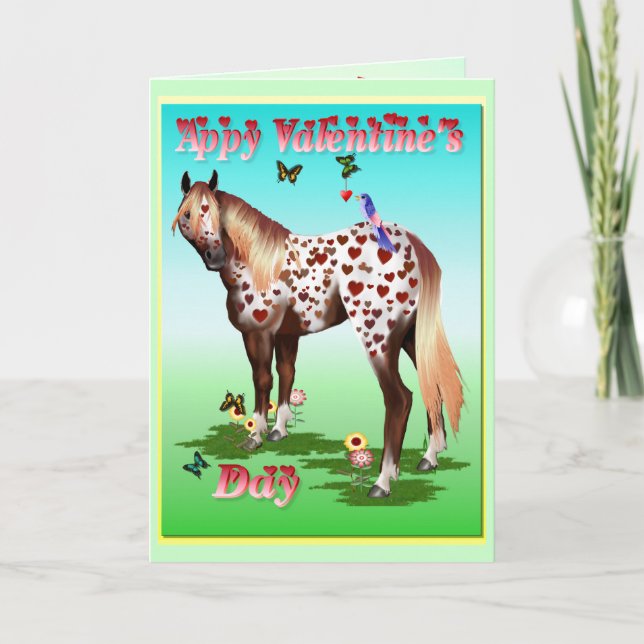 'Appy Valentinstag Feiertagskarte (Vorderseite)