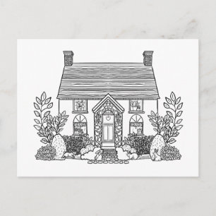 Apr-Haus Feiertagspostkarte