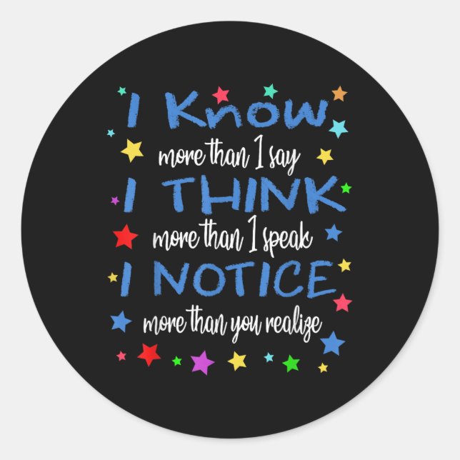 Apraxia Awareness Shirt Liebe & Amp; Unterstützung Runder Aufkleber (Vorderseite)