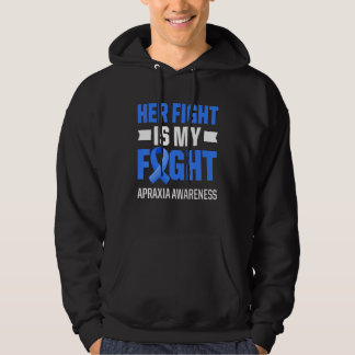 Apraxia Awareness Survivor Fight Warrior 1 Hoodie