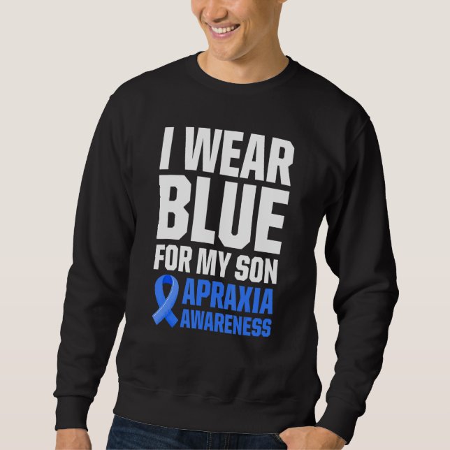 Apraxia-Bewusstseins-Überlebender-Träger Krieger 4 Sweatshirt (Vorderseite)