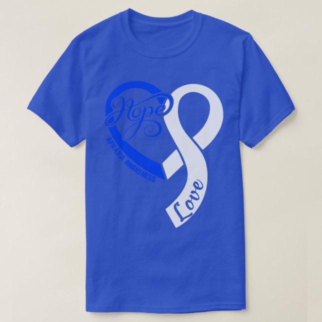 Apraxie Bewusstsein Menschen Liebe Herz Ribbon Hap T-Shirt (Design vorne)
