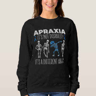 Apraxie Bewusstseinsmonat Dabbing Unterschiedliche Sweatshirt