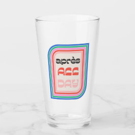 Après 70er Retro Bierglas Glas
