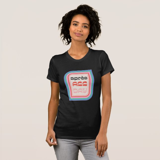 Après 70er Retro Typ Damen T - Shirt (Vorne ganz)