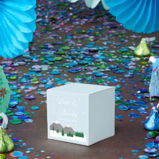 Après Bébé Winter Baby Shower Geschenkschachtel