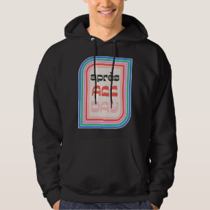 Après Der ganze Tag 70er Retro Striped Typ Mens Ho Hoodie