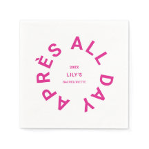 Après Ganztags Hot Pink Bachelorette Ski Party