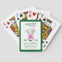 Aprés Golf Martini Kokette Bow Junggesellinnenabsc