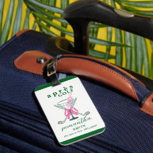 Aprés Golf Martini Kokette Schleife Junggesellinne