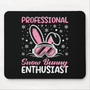Apres Profi-Schneehase Enthusiast Lustig Fon Mousepad