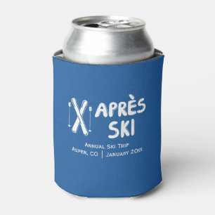 Apres Ski Annual Family Friend Ski Trip Name Dosenkühler