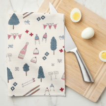 Apres Ski Cabin Deco Champagne