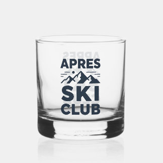 Apres Ski Club Berglogo - Benutzerdefinierte Herre Whiskyglas