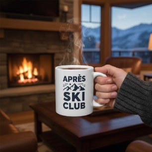 Apres Ski Club Berglogo - Maßgeschneiderter Herren Jumbo-Tasse
