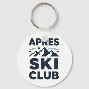 Apres Ski Club Berglogo - Maßgeschneiderter Herren Schlüsselanhänger