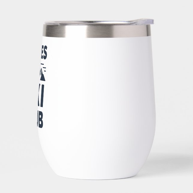 Apres Ski Club Mountain Logo - Custom Mens Winter  (Links)