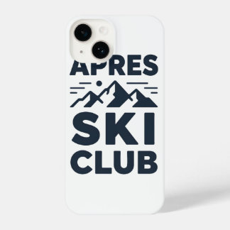 Apres Ski Club Mountain Logo - Custom Mens Winter  iPhone 14 Hülle