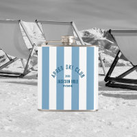 Apres Ski Club Retro Blue Streifen Custom Lage