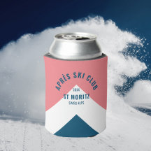 Après Ski Club Retro Rosa Weißer Navy Winter