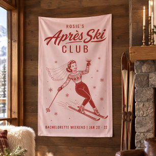 Apres Ski Club Rosa Junggesellinnen-Abschiedsparty Banner