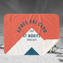 Après Ski Club Rote Navy Vintag Winter