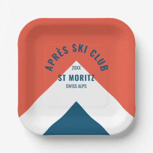 Après Ski Club Rote Navy Vintages Party Pappteller