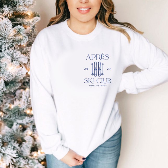 Apres Ski Club Winterschnee Junggeselinnen-Abschie Sweatshirt (Von Creator hochgeladen)