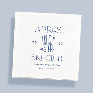 Apres Ski Club Winterski Junggeselinnen-Abschied G Serviette