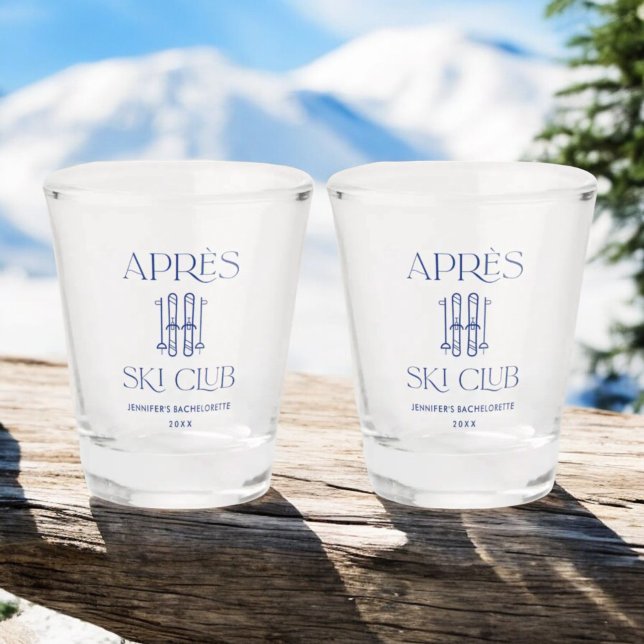 Apres Ski Club Winterski Junggeselinnen-Abschied Schnapsglas (Von Creator hochgeladen)
