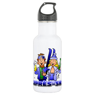 Après-ski Edelstahlflasche