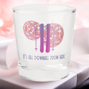 Apres Ski Funny Birthday Schnapsglas