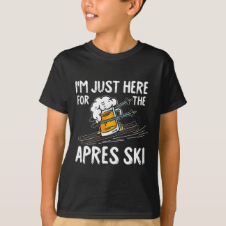 Apres Ski Funny Skier Winter Skipass T-Shirt