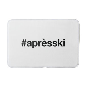 APRES SKI Hashtag Badematte