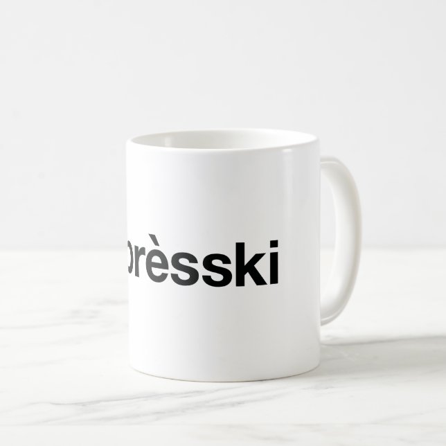 APRES SKI Hashtag Kaffeetasse (VorderseiteRechts)