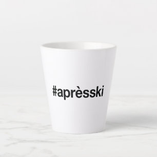 APRES SKI Hashtag Milchtasse