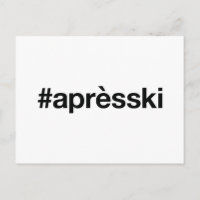 APRES SKI Hashtag