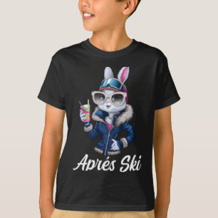 Après-Ski-Hut-Party-Design Skibunny-Skifahrer-Outf T-Shirt