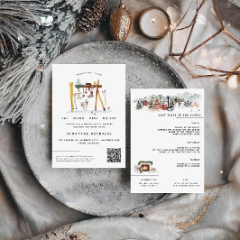 Après-Ski-Junggeselinnen-Abschied Einladung