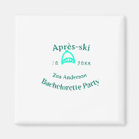 Après-Ski-Junggesellinnen-Abschiedsparty türkis Hu