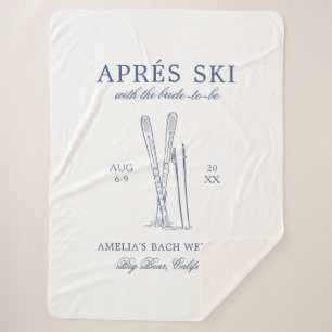 Après Ski mit der zukünftigen Braut Bach Wochenend Sherpadecke