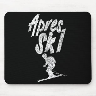 Apres Ski Party Squad Crew Skifahren Beer Skier Ho Mousepad