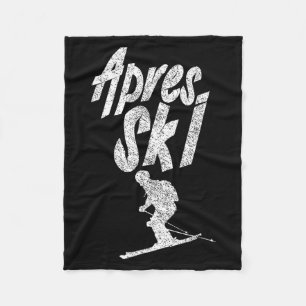 Apres Ski Party Team Crew Skifahren Bier Skifahrer Fleecedecke