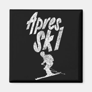 Apres Ski Party Team Crew Skifahren Bier Skifahrer Magnet