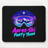 Apres-Ski-Party-Vibes – schneebedeckte Bergnachtle