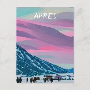 Apres Ski Postkarte